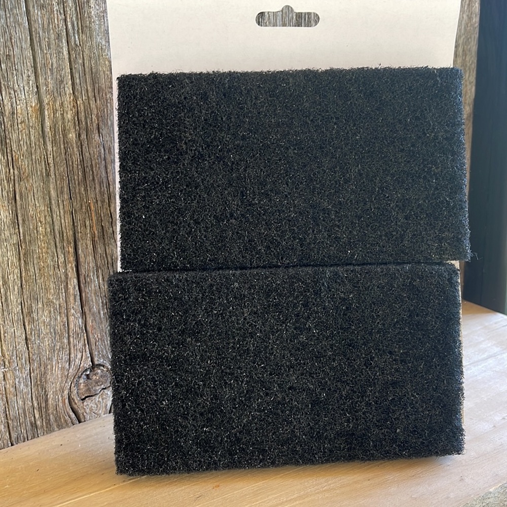 New original package TWO Pack Grill Scrubbers Heavy Duty Strong Cleaning Power